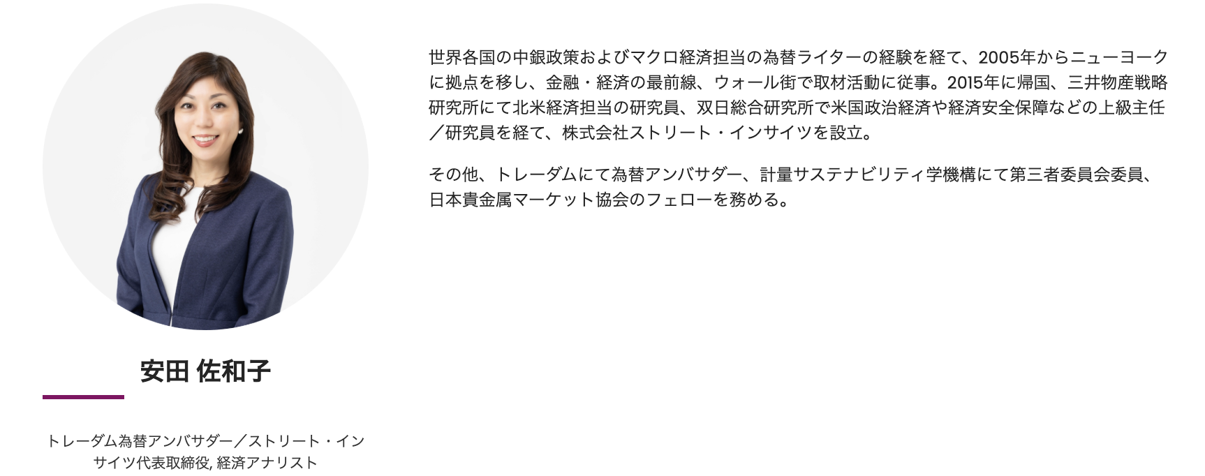 yasuda sawako profile